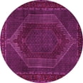 thumbnail image 1 of Ahgly Company Indoor Round Persian Pink Traditional Area Rugs, 7' Round, 1 of 4