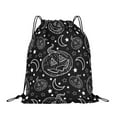 thumbnail image 2 of Halloween Drawstring Bags Pumpkin Backpack Birthday Party Supplies for Kids Party Favors Gift Wrap Bags 11.8 x 18 Inch for Halloween night, 2 of 7