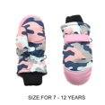 thumbnail image 3 of Wosthever 3 pares de guantes impermeables para niños, diseño práctico con gancho, herramientas protectoras, espesar camuflaje rojo de invierno Suministros térmicos camuflaje rosa Wosthever HA059228-03B, 3 of 5
