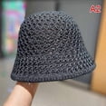 thumbnail image 1 of Handmade Crochet Floppy Top Summer Hats Collapsible Dome Bucket Hat, 1 of 4