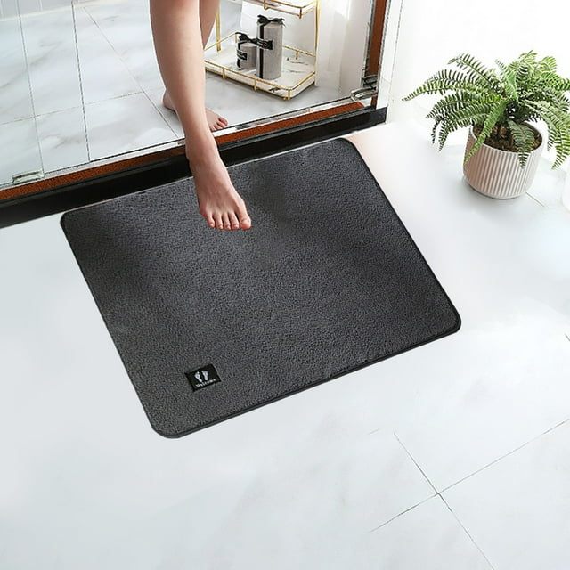 Boovnll Bathroom Rugs, Super Absorbent & Soft Thicken Memory Foam Bath Mat, Non-Slip Quickly Dry for Bathroom, Kitchen, Floor, Pool, Toilet Mat, Bath Mats for Bathroom