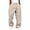 Beige #11, variant on Evdexr Corduroy Pants Mens Drawstring Baggy Sweatpants Fall Winter Hip Hop Travel Pants Loose Fit Breathable Solid Color Trousers with Pockets L