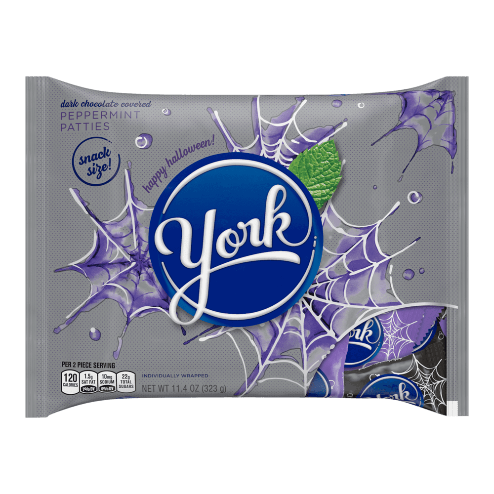 York, Halloween Peppermint Patty Snack Size Candy, 11.4 Oz. Walmart