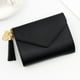 thumbnail image 2 of TechWave Women Fashion Leather Tassel Zipper Underarm Bag Phone Bag Envelope Bag Purse Clutch Bag Belt Buckle Wallets for Women Leather Wallet Men Rose Wallet Small Mens Wallets with Zipper Teenage, 2 of 4