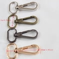 thumbnail image 5 of 5pcs Metal Bags Strap Buckles Swivel Lobster Clasp Collar Carabiner Snap Hook DIY KeyChain Bag Part Accessories 1/1.3/1.6/2cm, 5 of 10