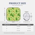 thumbnail image 2 of Kdxio Green Avocado Print 2-Piece Sun Shade Front Windshield - Foldable Car Front Window Sunshades for Most Sedans SUV Truck, 2 of 6