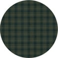 thumbnail image 1 of Ahgly Company Indoor Round Patterned Midnight Gray Area Rugs, 6' Round, 1 of 6