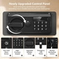 thumbnail image 2 of Bonsaii 0.6 Cu Ft Digital Security Safe Box with Removable Shelf and Keypad, 2 of 3