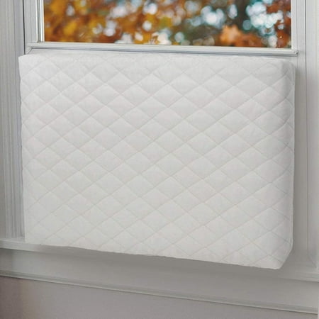 

Naimatan Indoor Window Air Conditioner Cover Dust-Proof Waterproof AC Unit Covers for Winter Adjustable Inside Air Conditioner Cover with Elastic Band Double Insulation Winter Air D002