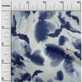 thumbnail image 2 of oneOone Velvet Teal Blue Fabric Abstract-Blurred Floral Pattern Craft Projects Decor Fabric Printed By The Yard 58 Inch Wide, 2 of 4