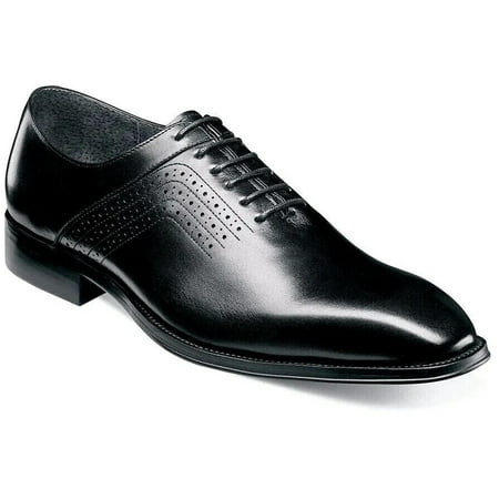 

Men s Stacy Adams Halloway Plain Toe Oxford Dress Shoes Leather Black 25585-001