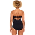 thumbnail image 4 of Time and Tru Women’s and Women’s Plus Bandeau Twist Front One Piece Swimsuit, Sizes XS-3X, 4 of 8