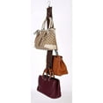 thumbnail image 2 of YBM Home Handbag Purse Hanger with 6 Hooks for Handbags & Purses in Closet, Brown - Pack of 1, 2 of 3