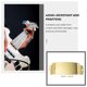thumbnail image 3 of ADDHAT Cubierta De Para Bajo Con Estable Y Material Metálico Resistente Dorado, 3 of 7
