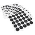 thumbnail image 4 of DEWIN - Pegatinas para especiero, etiqueta redonda reutilizable con nombre, etiqueta adhesiva impresa para tarros de especias y botellas de vino (13 unidades), 4 of 8