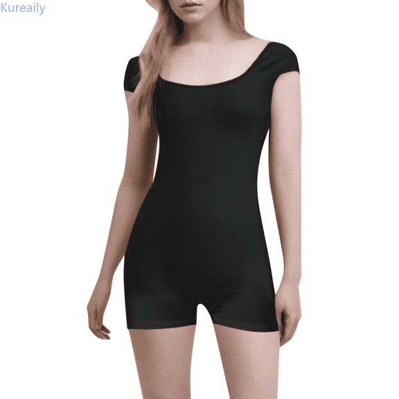 Kureaily Sleeveless Backless Bodycon Romper For Women Casual Short Jumpsuit For Home And Leisure Wear Women Stretchy Trousers
