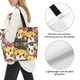 thumbnail image 3 of Balery Cute Cat Cartoon Bolsa Tote Estilo Estético con Cremalleras, Bolsa de Hombro, Bolsa de Compras Grande y Plegable, 3 of 8