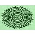 thumbnail image 1 of Ahgly Company Indoor Rectangle Patterned Mint Green Area Rugs, 2' x 3', 1 of 1