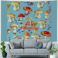 thumbnail image 4 of Orinice Mushrooms Tapestry Wall Hanging Unique Style Graphic Tapestries for Home Wall Decor Living Room Bedroom Apartment Farmhouse Dorm 60x50inch, 4 of 6