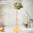 thumbnail image 5 of 10 PCs Wedding Centerpieces Gold Vases, 27.5inch Flower Vases for Wedding Aisle Decor, Wedding Reception, Event Centerpieces, and More, 5 of 12
