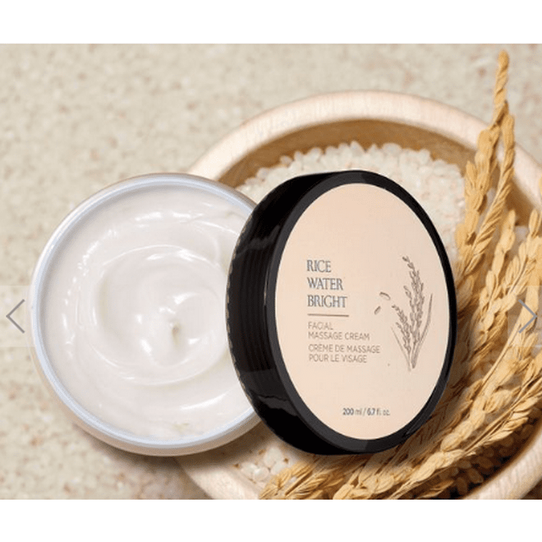 【メーカー直売】の商品をすべて face The shop 200ml Cream Massage Facial Bright Water Rice フェイスクリーム