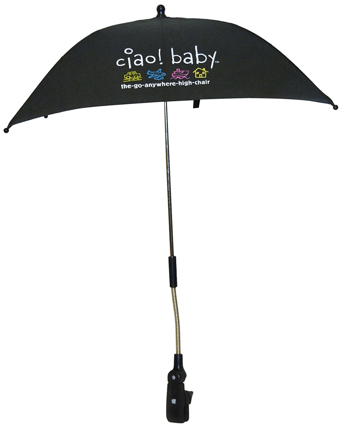 Ciao Baby Clip On Umbrella Black By Departments