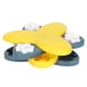 thumbnail image 4 of Juguetes de rompecabezas para perros, entrenamiento, alimentación divertida, juegos multifuncionales para perros, dispensador de golosinas para perros, cachorros y gatos, color amarillo, 4 of 12