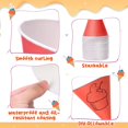 TRAHOO300 Pieces 6 Oz Snow Cone Cups Colorful Paper Cone Cup Bulk