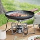 thumbnail image 4 of Parrilla portátil plegable de acero inoxidable para estufa de camping | Soporte para cocinar al aire libre y hornear | Parrilla compacta para barbacoa, ideal para camping, picnic y mochileros, 4 of 6