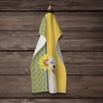 thumbnail image 4 of Summer Sunflowers White Cream Labrador Retriever Kitchen Towel, 4 of 5