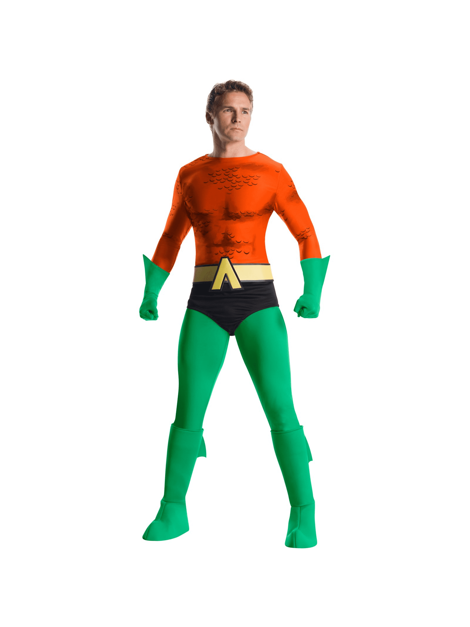 Aquaman Movie DC Comics Superhero Fancy Dress Up Halloween Deluxe Adult Costume 