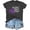 Dark Gray, variant on Womens Graphic Tee Short Sleeve Crewneck Tops Summer Alzheimer's Awareness T Shirts Casual Heart Memory Support Shirts