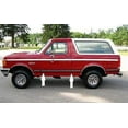 thumbnail image 2 of 1987-1991 Ford F150 Pickup Truck Black/Chrome Side Body Trim Molding 3" Wide, 2 of 4