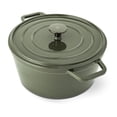 thumbnail image 6 of Thyme & Table 5.3 QT Enameled Cast Iron Dutch Oven - Moss, 6 of 7