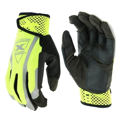 

Extreme Work Safety Gloves Synthetic Leather X-Large Green | Bundle of 5 Pairs