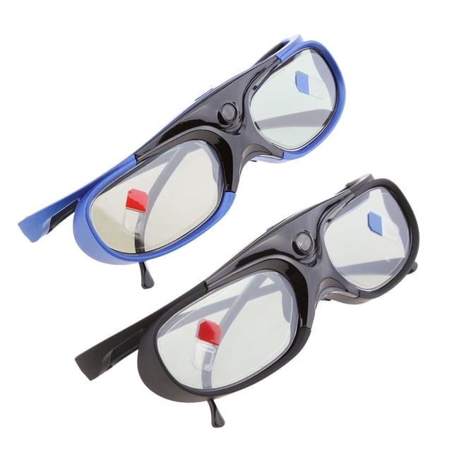 Gafas 3D DLP de 2 Piezas, Gafas con Obturador Activo Recarga de 144 Hz para La Mayoría Proyectores 3D DLP- CUTICAT Gafas activas recargables