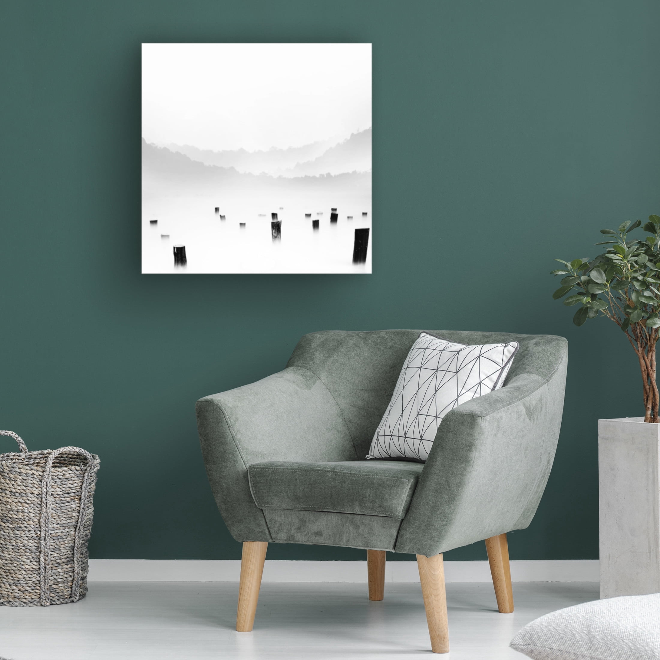 Canvas Wall Art - bonifasius wahyu adi 'Jow' Wall Art for Living Room, Bedroom, or Office Décor by Trademark Fine Art - 35 x 35 Inches
