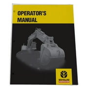 NEW HOLLAND EH50-B Excavator  Operator's Owners Operation & Maintenance Manual - Part Number # 87054148