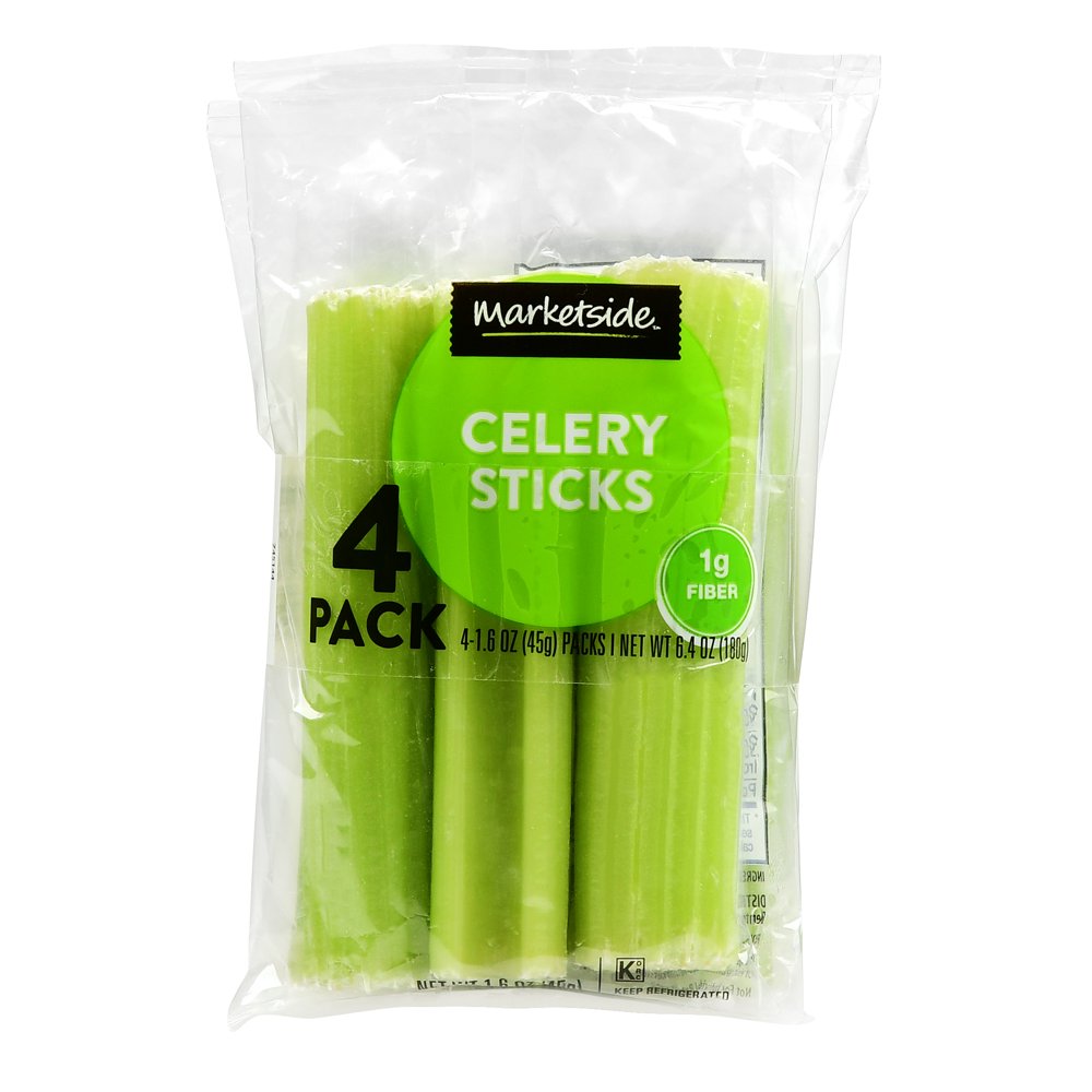 Marketside Celery Sticks, 1.6 oz, 4 Pack