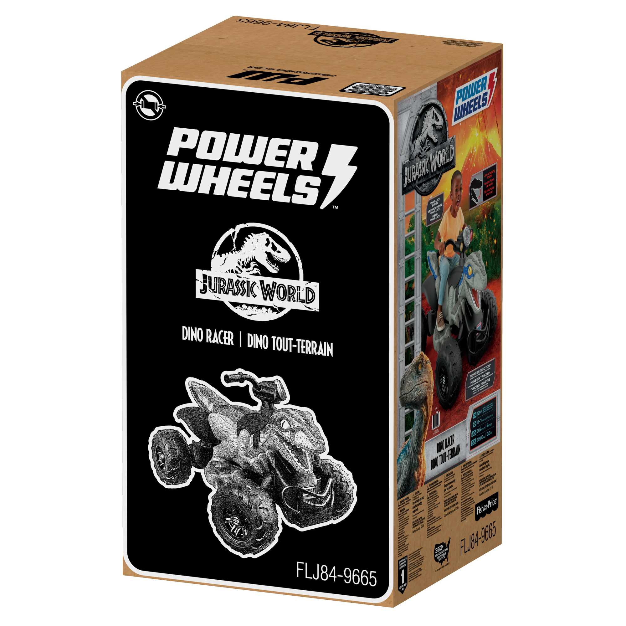 Power Wheels Jurassic World Dino Racer 12V Ride On Vehicle