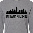 thumbnail image 4 of Inktastic Indianapolis Indiana City Skyline Long Sleeve T-Shirt, 4 of 5