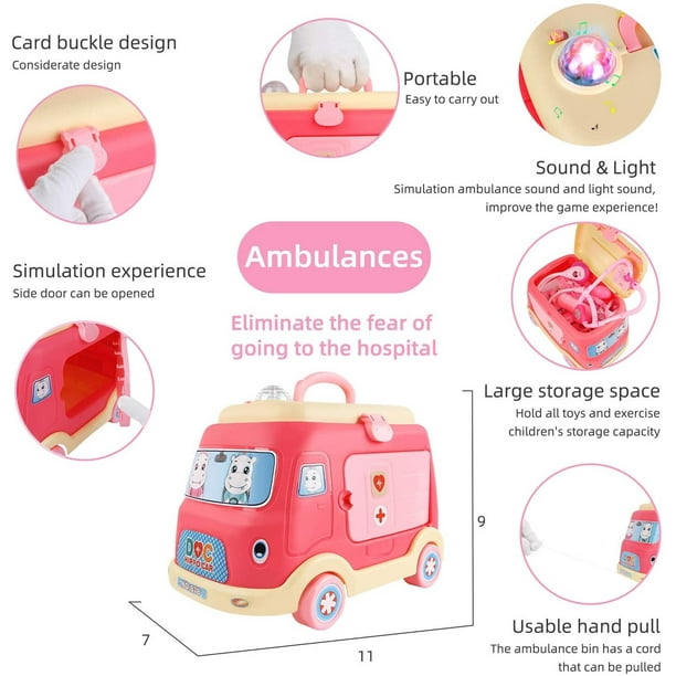 Jouets éducatifs Pour Enfants Simulation Docteur Jouets Jouets éducatifs  Pour Enfants Équipement Drôle Jouet Boîte à Médicaments Ensemble Jouet Pour  Enfants 