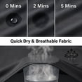 thumbnail image 5 of YUSHOW 3 Pack Mens Athletic Shirts Quick Dry Moisture Wicking Gym Workout T Shirts Crew Neck, US Size L, 5 of 8