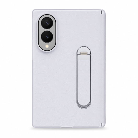 Lunvic for Samsung Galaxy Z Fold 8 Case, Full Body Cover with Hinge Protection and Built-in Screen Protector, Folding Support Kickstand, Gray