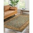 thumbnail image 3 of Rugs.com Aditi Collection Rug – 7' 10 x 10' Light Blue Low Rug Perfect For Living Rooms, Large Dining Rooms, Open Floorplans, 3 of 9