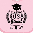 thumbnail image 4 of Inktastic Class of 2038 Grad with Diploma and Graduation Cap Boys or Girls Baby Bib, 4 of 4
