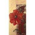 thumbnail image 3 of Schottler, Katharina 11x18 Black Modern Framed Museum Art Print Titled - Redfloral I, 3 of 5