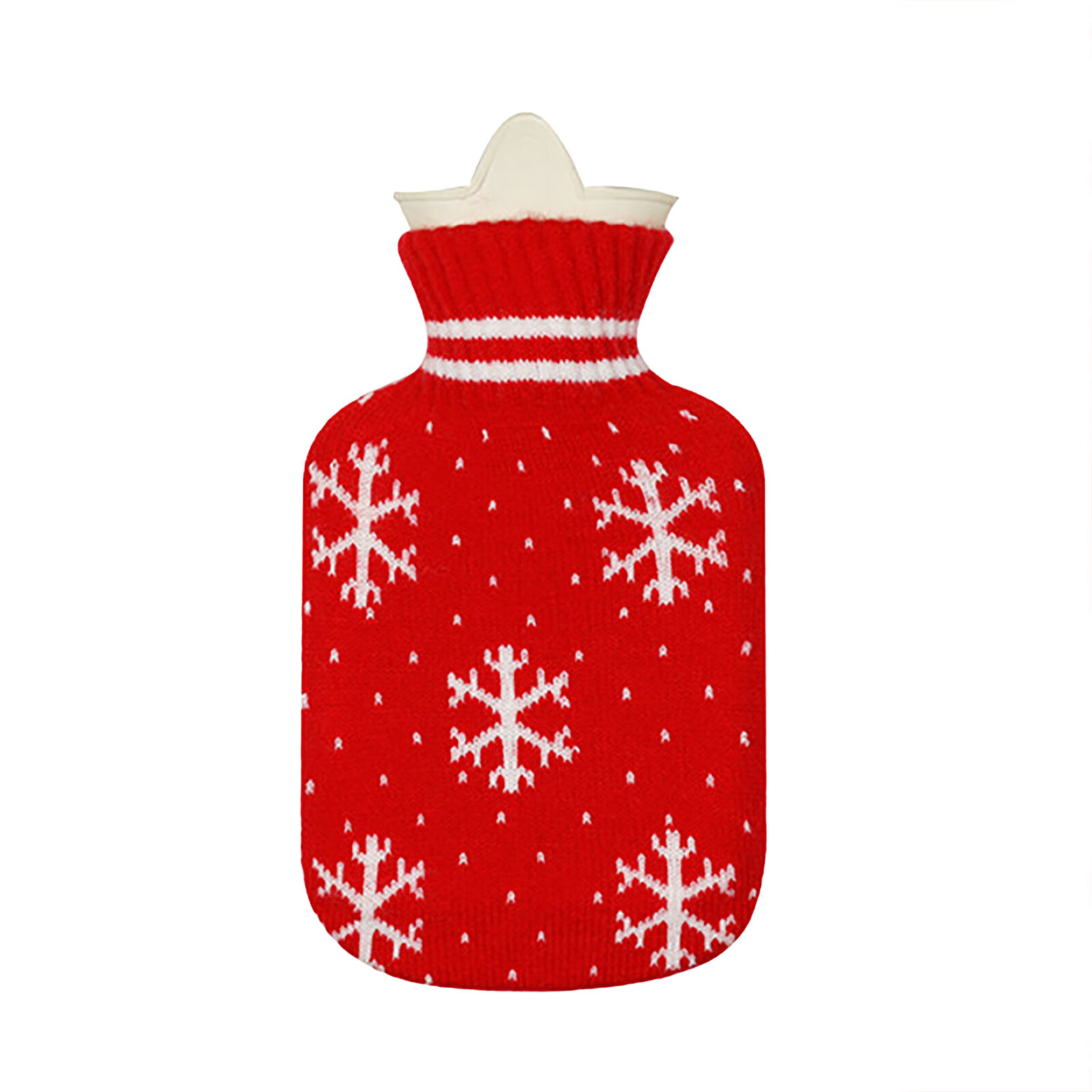 Water Injection Hot Water Bottle Winter Plush Portable Warm Water Bag
