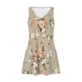 thumbnail image 5 of Titcea Summer Dresses for Women 2026 Floral Printed V Neck Sleeveless Casual Midi Dresses Beach Holiday Summer Sundresses with Pockets, 5 of 6