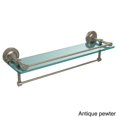 thumbnail image 5 of Prestige Regal Collection Gallery Rail Glass Shelf with Towel Bar - Satin Chrome / 22 Inch, 5 of 5